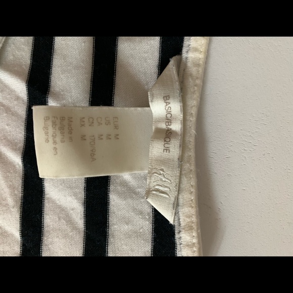 SOLD 2 FOR $25 DEAL! H&M striped cotton top - Picture 3 of 5